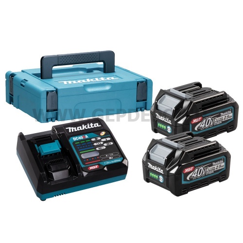 Makita 2db BL4025 + DC40RA töltő csomag 40V XGT
