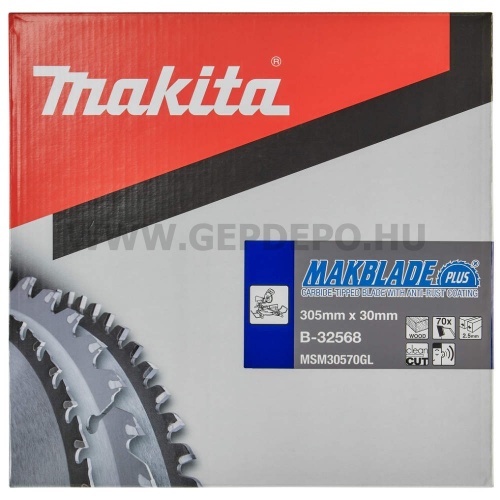 Makita Makblade Plus körfűrészlap 305mm f:30 Z70