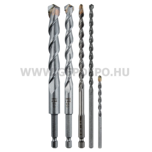 Makita 1/4" multi-anyag fúró készlet 4, 5, 6.5, 10, 13 mm