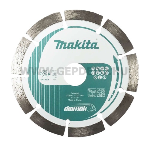 Makita Diamak turbo szegmentált gyémánttárcsa 125mm