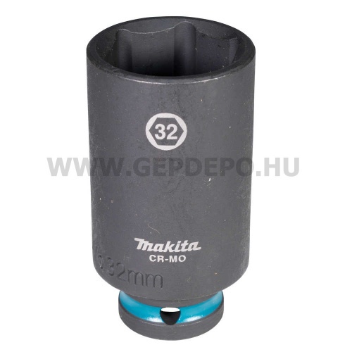 Makita CR-MO IMPACT BLACK gépi dugókulcs 1/2" 32x81,5 mm
