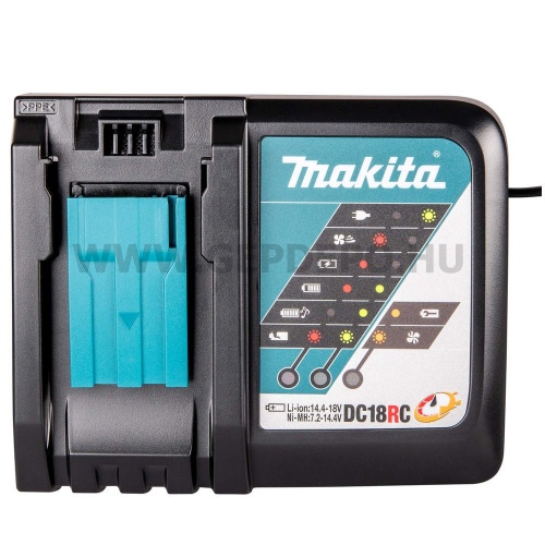 Makita DC18RC akkumulátor gyorstöltő 7,2V-18V MakPac kofferben
