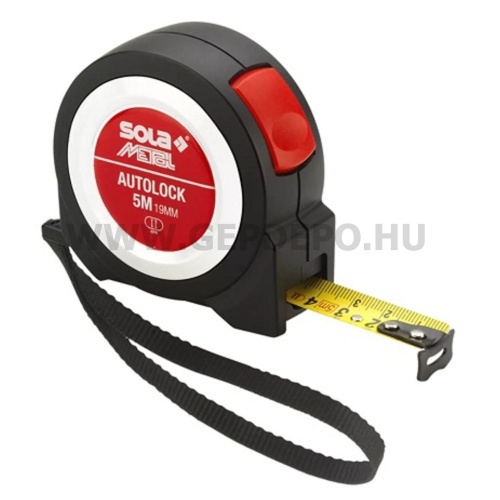 Sola SM Autolock acél mérőszalag 5 m