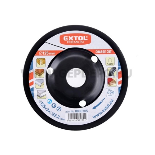 EXTOL faforgácsoló korong ,max 13000 ford/perc
