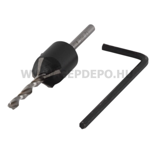 wolfcraft Elöfúró süllyesztövel 3.5-5mm 45°