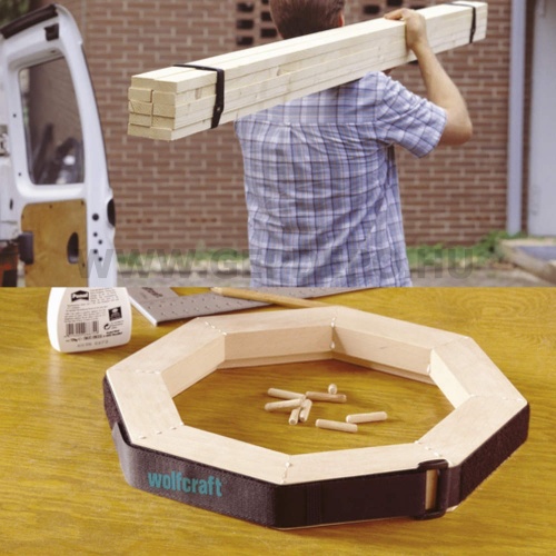 wolfcraft 2db conexio M tépözáras rögzítöszalag 20x600mm