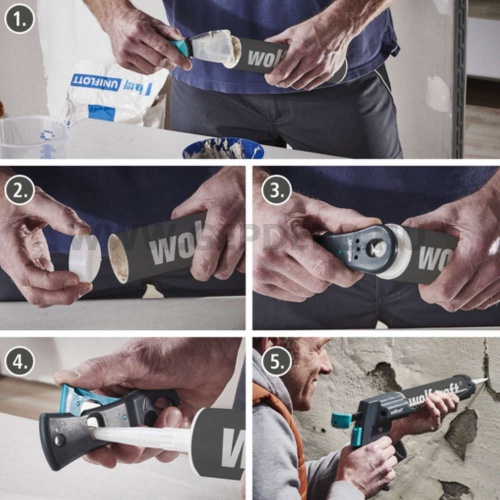 Wolfcraft Üres kartusok, 3 db