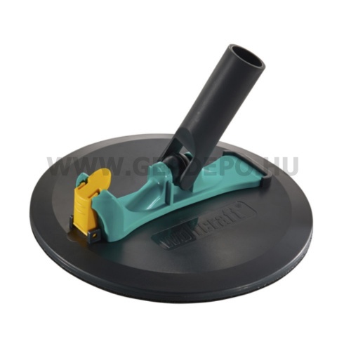 wolfcraft Kerek gipszkartoncsiszoló o 225 mm, tépözáras, markolat + teleszkópadapter