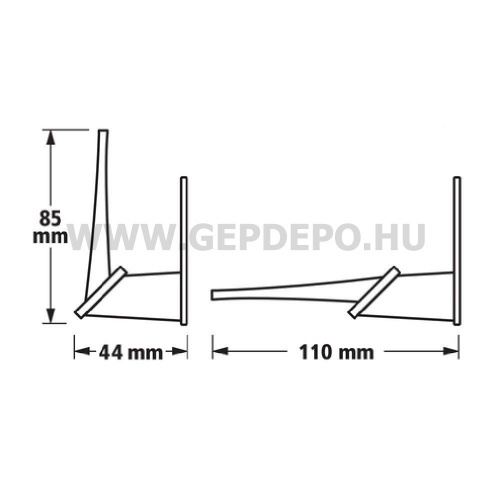 wolfcraft 2db állítható flexibilis kartuscsúcs 0-90°