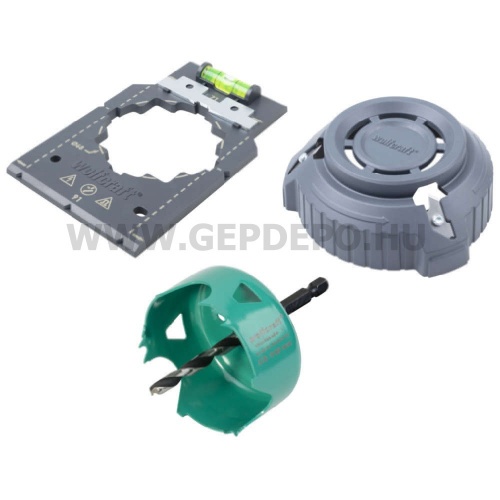 wolfcraft Gipszkartondoboz beépítö készlet elektromos szereléshez, 3 részes
