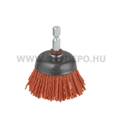 wolfcraft Nejlonszálas üregelö kefe O45mm S=6mm durvaszemcsés
