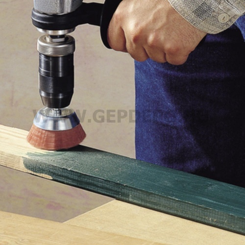 wolfcraft Nejlonszálas üregelö kefe O45mm S=6mm durvaszemcsés