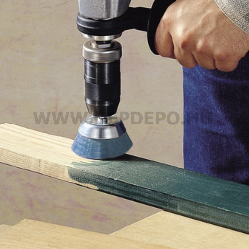 wolfcraft Nejlonszálas üregelö kefe O65mm S=6mm finomszemcsés