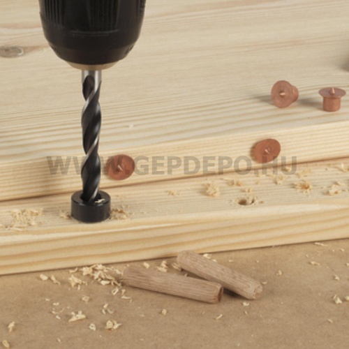 wolfcraft 3db tiplizöfúró mélységállítóval, O6,8,10mm