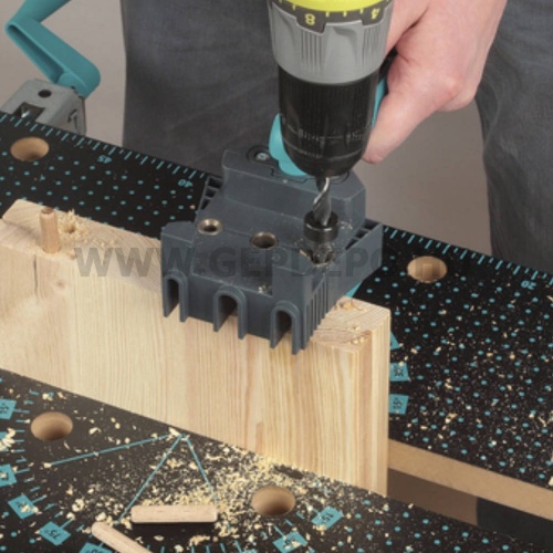 wolfcraft 3db tiplizöfúró mélységállítóval, O6,8,10mm