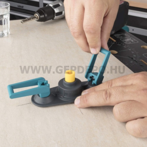 wolfcraft Gyémántfúró készlet “ceramic”, vezetövel, O 5, 6, 8, 10 mm, müanyag dobozban