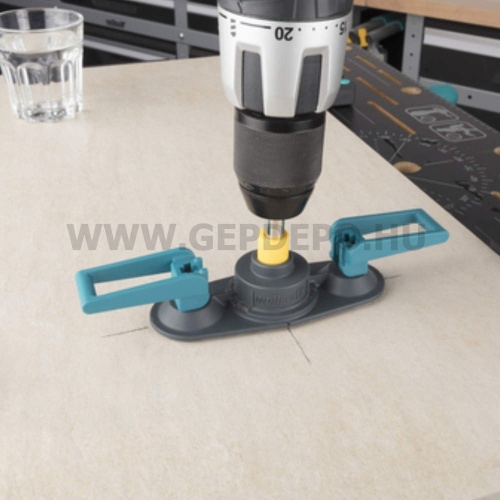 wolfcraft Gyémántfúró készlet “ceramic”, vezetövel, O 5, 6, 8, 10 mm, müanyag dobozban