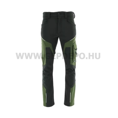 Sara Comfort Winter bélelt SoftShell Deréknadrág fekete-zöld XXL