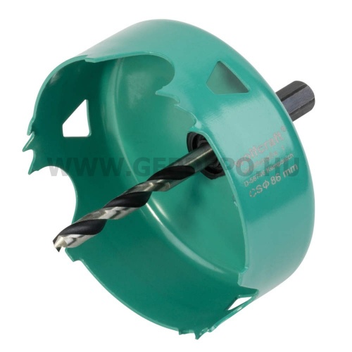 wolfcraft Lyukfürész központfúróval, szénacél, O105mm