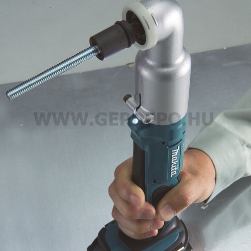 Makita DTL063Z akkus sarok-ütvecsavarozó 3/8" BEMUTATÓ DARAB