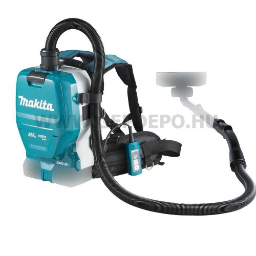 Makita DVC261ZX4 akkus háti porszívó géptest BEMUTATÓ DARAB