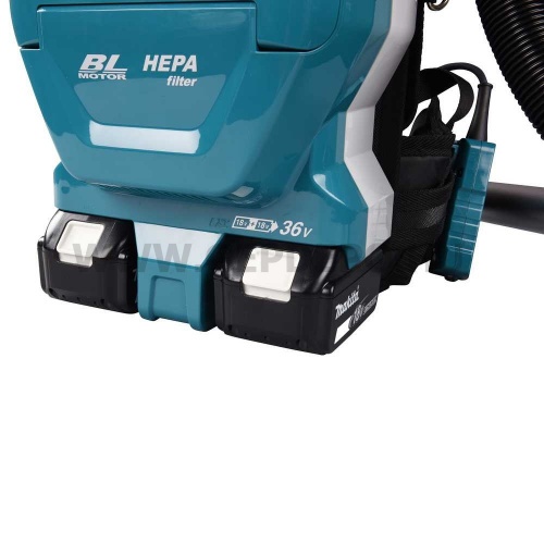 Makita DVC261ZX4 akkus háti porszívó géptest BEMUTATÓ DARAB
