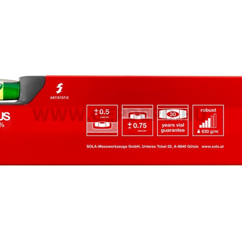 Sola BigX 3 alumínium vízmérték 1500 mm