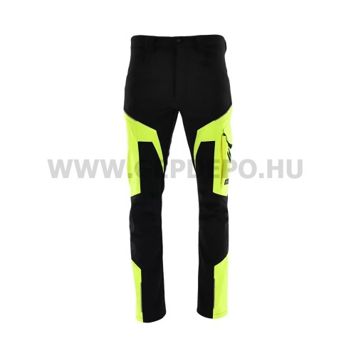 Sara Comfort Winter bélelt SoftShell Deréknadrág fekete-sárga XL