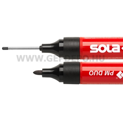 Sola PM DOU kétoldalas alkoholos filc fekete