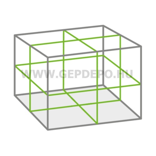 Sola PLANO 3D green 3x360° lézer