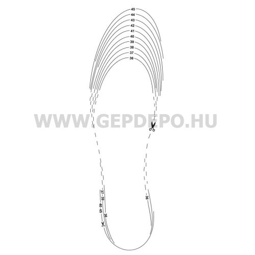 NEO TOOLS antibakteriális talpbetét univerzális méret