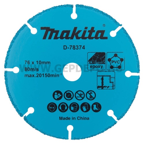 Makita vágótárcsa 76mm DCM300-hoz