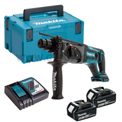 Makita DHR241RTJ SDS-Plus fúró-vésőkalapács MAKPAC kofferben