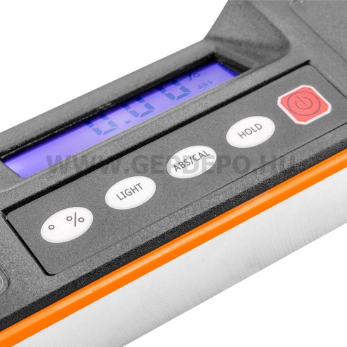 NEO TOOLS digitális vízmérték, szögmérővel