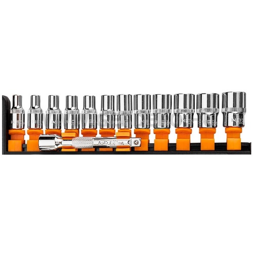 NEO TOOLS 1/4" dugókulcs készlet 14 részes