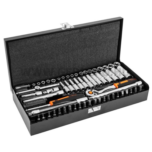 NEO TOOLS 1/4" dugókulcs és bit készlet 63 részes