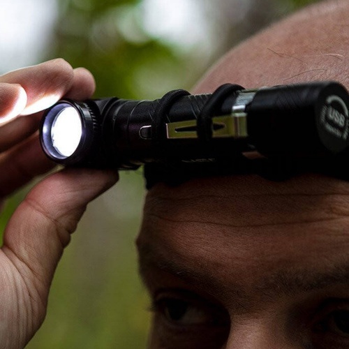 NEO TOOLS OUTDOOR fejlámpa/zseblámpa 2 az 1-ben 10W-os