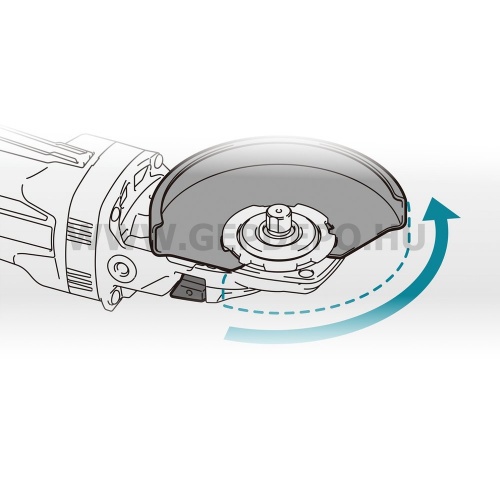 Makita GA056GZ akkus sarokcsiszoló géptest 40V max XGT