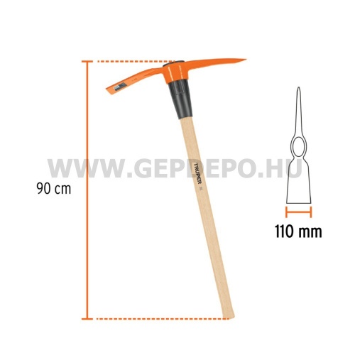 Truper kerti vágócsákány 2,3 kg fa nyéllel