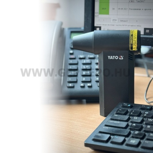 Yato hordozható légfúvó 4,0Ah / 7,2V USB