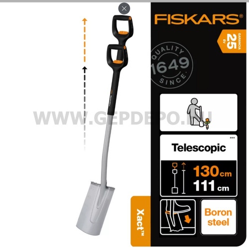 Fiskars Xact teleszkópos ásólapát