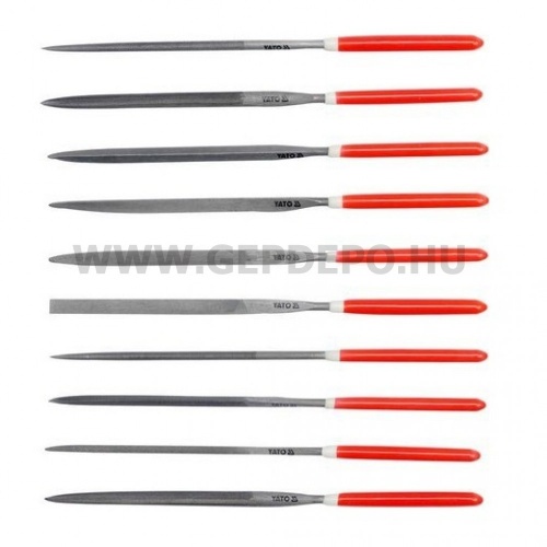 YATO Tűreszelő készlet 4x160x75mm 10 részes
