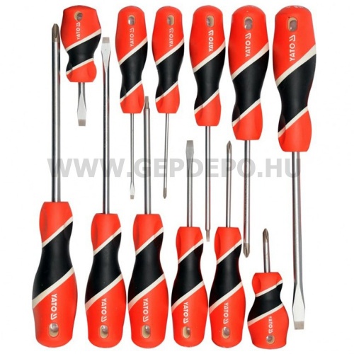 Yato csavarhúzó készlet 12 részes szett