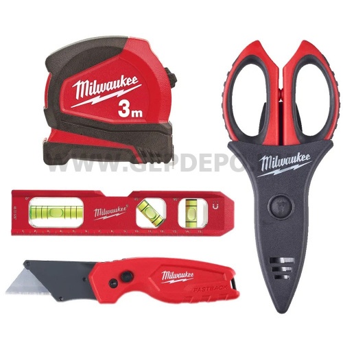 Milwaukee PACKOUT Villanyszerelő szerszámkészlet 76 darabos hátizsákban