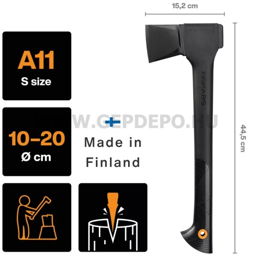 Fiskars A11 kis hasítófejsze 840g