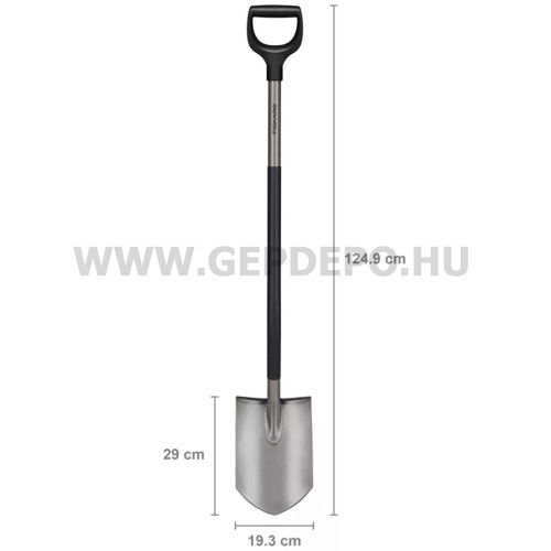 Fiskars Comfort ásó, hegyes