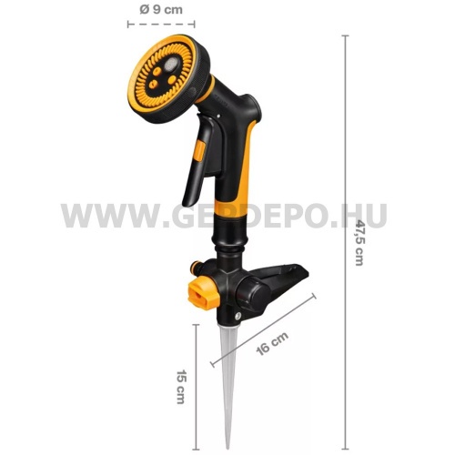 Fiskars Comfort preciziós locsoló készlet