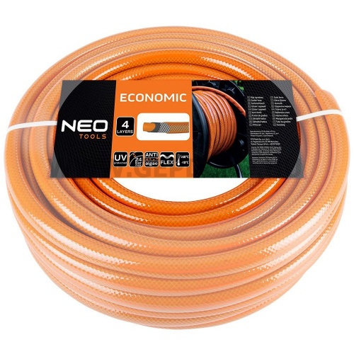 NEO Locsolótömlő 1/2"x50 m, 4 rétegű ECONOMIC