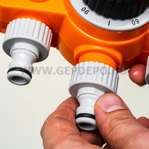 NEO Mechanikus öntözőidőzítő óra, 3 utas, max.120perc