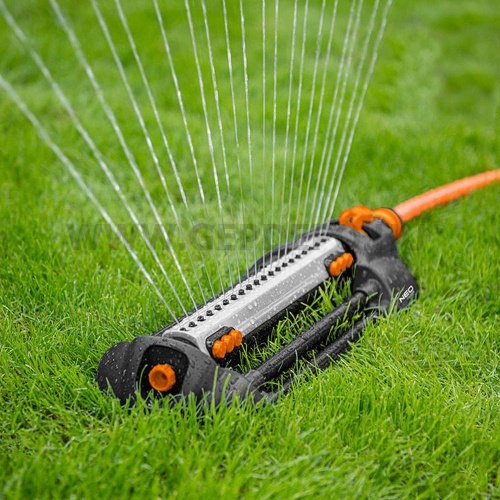 NEO Négyszögesőztető, billenő, öntöző, 320 m2, 20 fúvóka, sugárerő állítás, egyéni fúvokaszabályzás